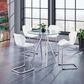 Global Furniture USA Bar Table with Glass Top in Chrome, , large