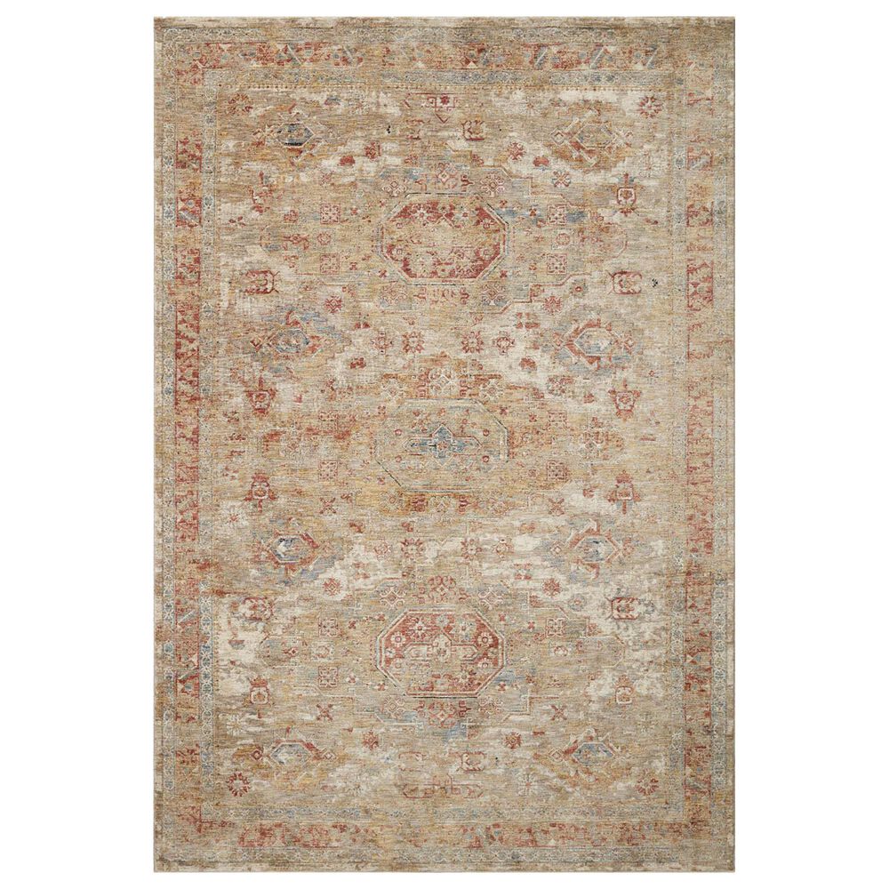 Loloi Gaia 2" x 3" Gold and Taupe Area Rug, , large