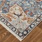 Feizy Rugs Kaia 3" x 10" Red and Blue Runner, , large