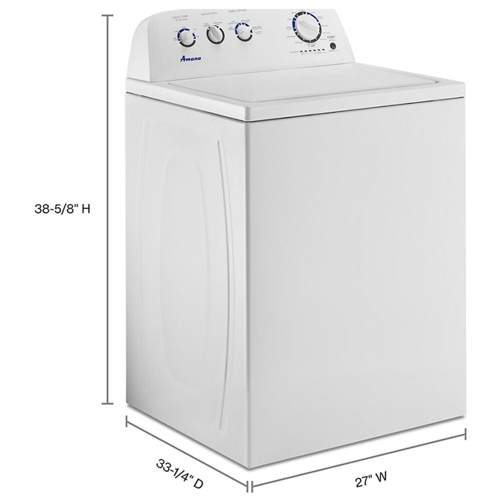 Amana Large Capacity Top Load Washer with High-Efficiency Agitator, , large