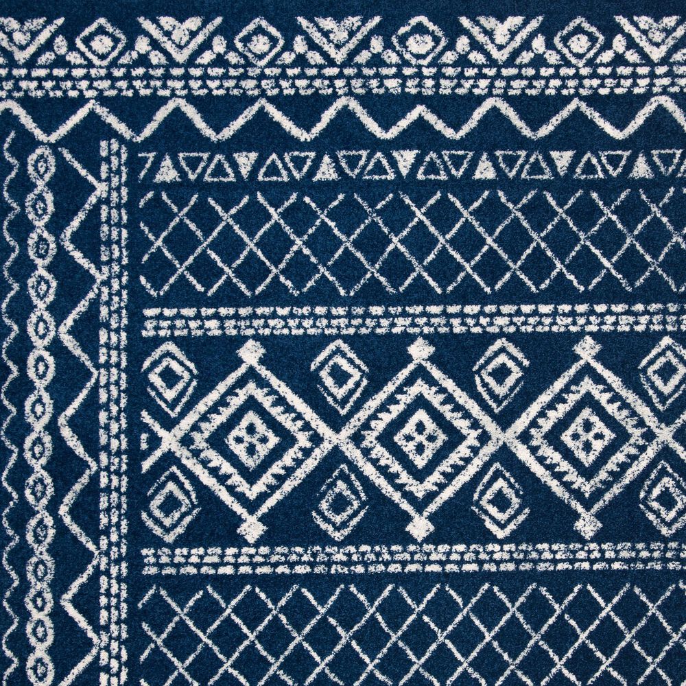 Safavieh Tulum  2&#39; x 8&#39; Dark Blue Runner, , large