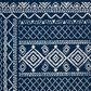 Safavieh Tulum  2" x 8" Dark Blue Runner, , large