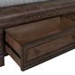 Sasha Lee Grand Teton 3 Piece King Storage Bedroom Set in Warm Brown Oak, , large