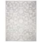 Safavieh Micro-Loop Floral 10" x 14" Grey and Ivory Area Rug, , large