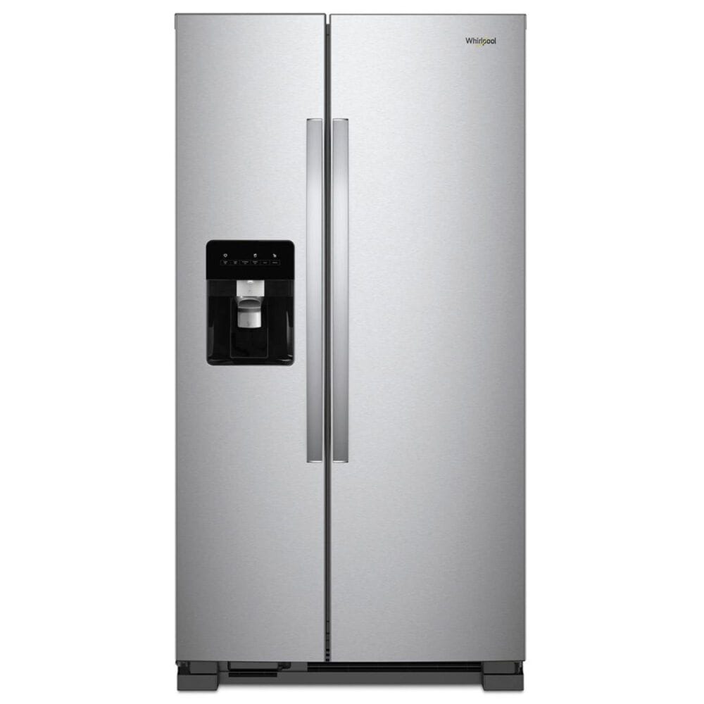 Whirlpool 24 Cu. Ft. 36" Wide Side-by-Side Refrigerator in Monochromatic Stainless Steel, , large