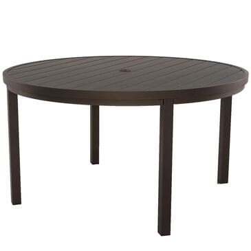 Gathercraft Surfside 54" Round Dining Table in Chocolate, , large