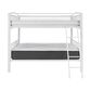 Linden Boulevard Full over Full Heavy Metal Bunk Bed in White, , large