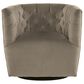 Signature Design by Ashley Hayesler Swivel Accent Chair in Cocoa, , large