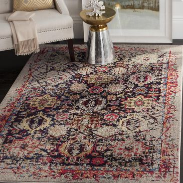 Safavieh Monaco MNC206G-3 3" x 5" Grey/Multi Area Rug, , large