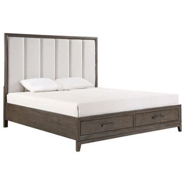 New Heritage Design Landon Queen Storage Bed in Walnut, , large