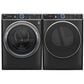 GE Profile 5.3 Cu. Ft. Front Load Washer and 7.8 Cu Ft. Smart Gas Dryer in Carbon Graphite, , large