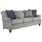 Smith Brothers 383 Series Stationary Sofa in Blue Tone, , large