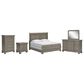 Millennium Lexorne 5-Piece King Bedroom Set in Light Gray, , large