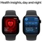 Apple Watch Series 10 GPS 42mm Jet Black Aluminum Case with Black Sport Band - M/L (Pre-Order), , large