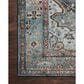 Loloi II Margot 7"6" x 9"6" Ocean and Brick Area Rug, , large