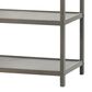 Foundations Worldwide Hampton Flat Top Baby Changing Table in Dapper Gray, , large