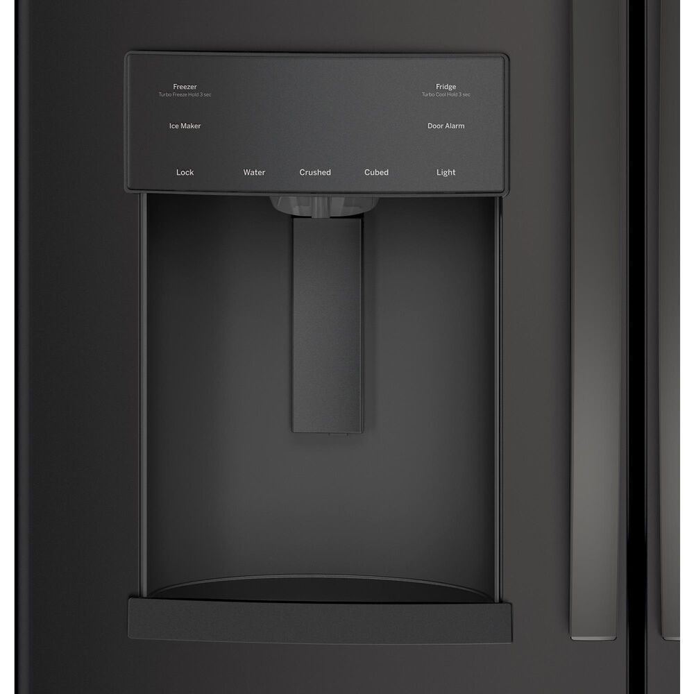 GE Appliances 22.1 Cu. Ft. Counter-Depth French-Door Refrigerator in Black Slate, , large