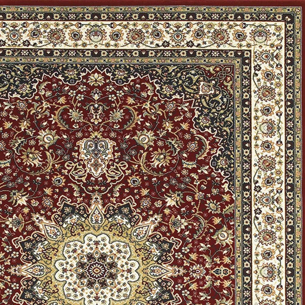 Oriental Weavers Kashan 119N1 1&#39;10&quot; x 3&#39; Red Area Rug, , large