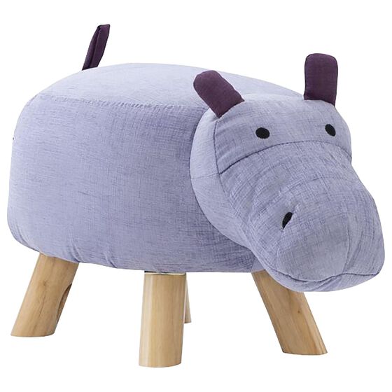 Parkerville Furniture Line Animal Stool Hattie Hippo Stool in Purple