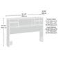 Sauder River Ranch Full/Queen Headboard in White Plank, , large