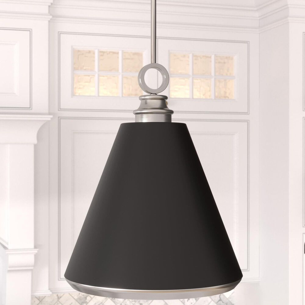 Hunter Klein 16&quot; 3-Light Pendant in Brushed Nickel, , large