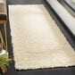 Safavieh Florida Shag SGA119I-28 2"3" x 8" Ivory Runner, , large