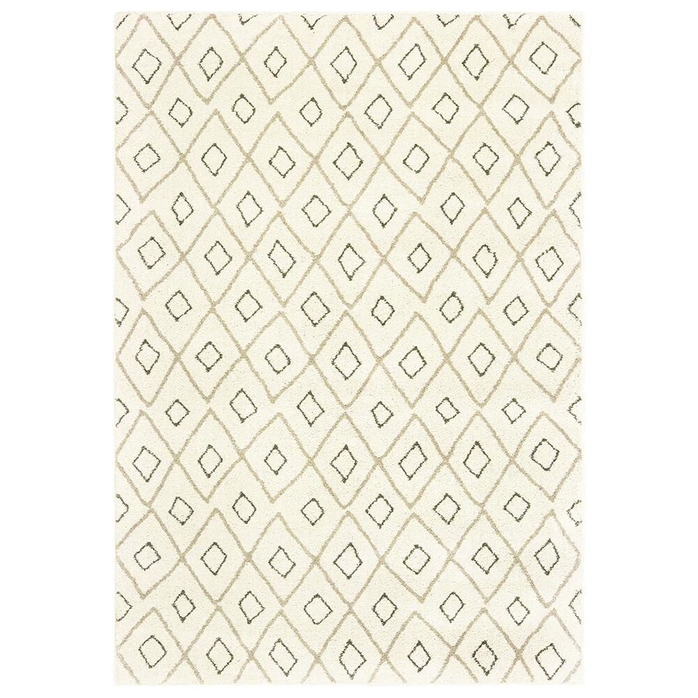 Oriental Weavers Carson 3943G 2" x 3" Ivory Scatter Rug, , large