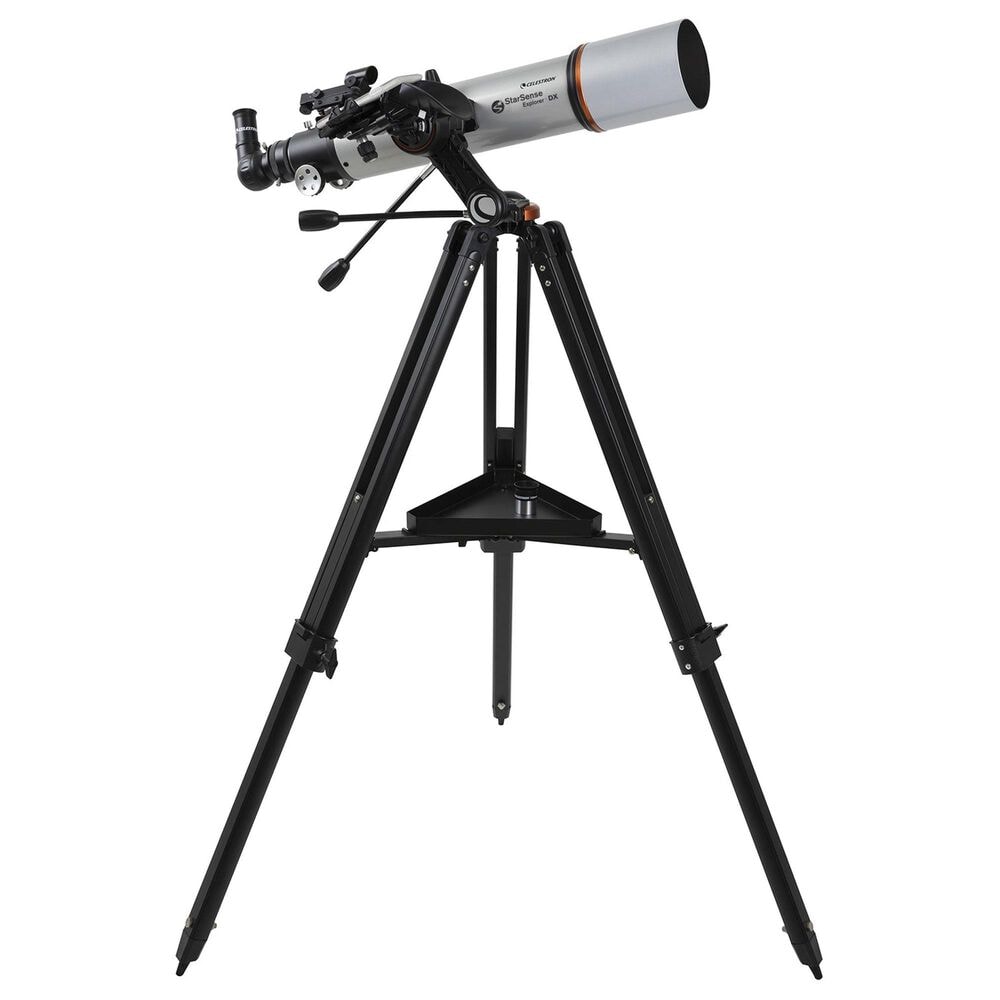 Celestron Starsense Explorer DX 102AZ Smartphone App-Enabled Refractor Telescope in Silver, , large