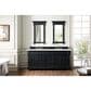 James Martin Brookfield 72" Double Bathroom Vanity in Antique Black with 3 cm Eternal Marfil Quartz Top and Rectangle Sink, , large