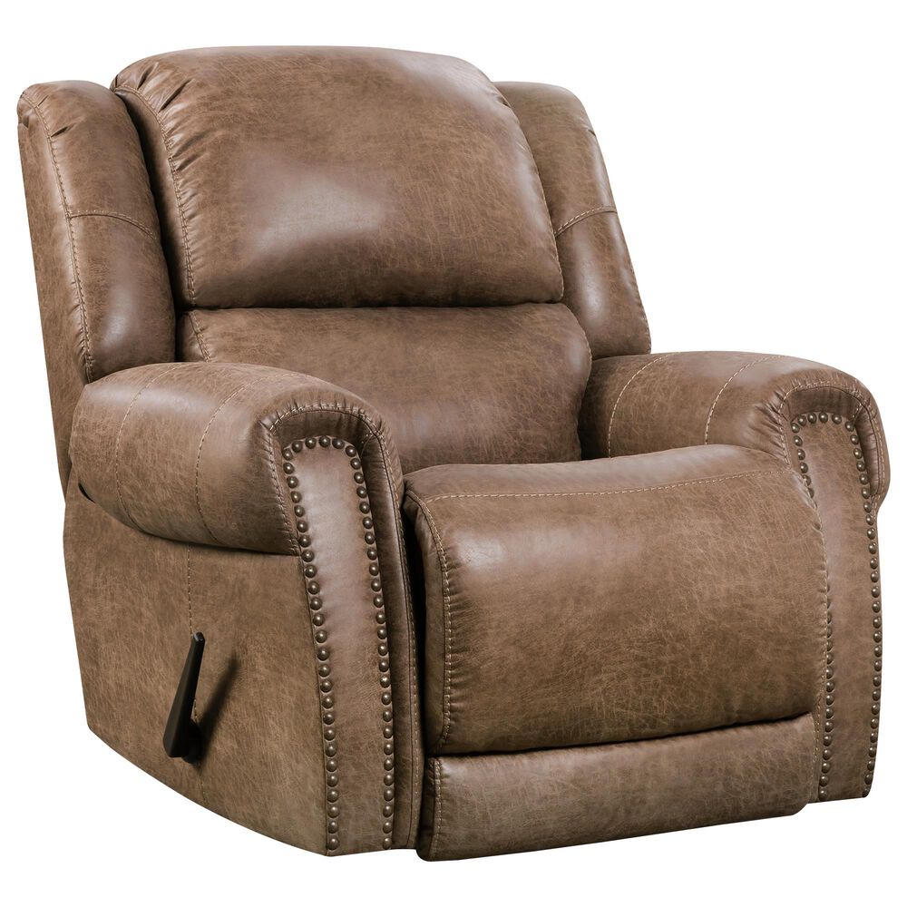 Homestretch Power Rocker Recliner in Cowboy Oak, , large