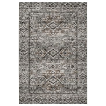 Dalyn Rug Company Tuscany 4" Round Gray Indoor/Outdoor Area Rug, , large