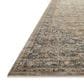 Loloi Heritage 4" x 10" Sage and Navy Area Rug, , large