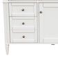 James Martin Brittany 48" Single Bathroom Vanity in Bright White with 3 cm Ethereal Noctis Quartz Top and Rectangle Sink, , large