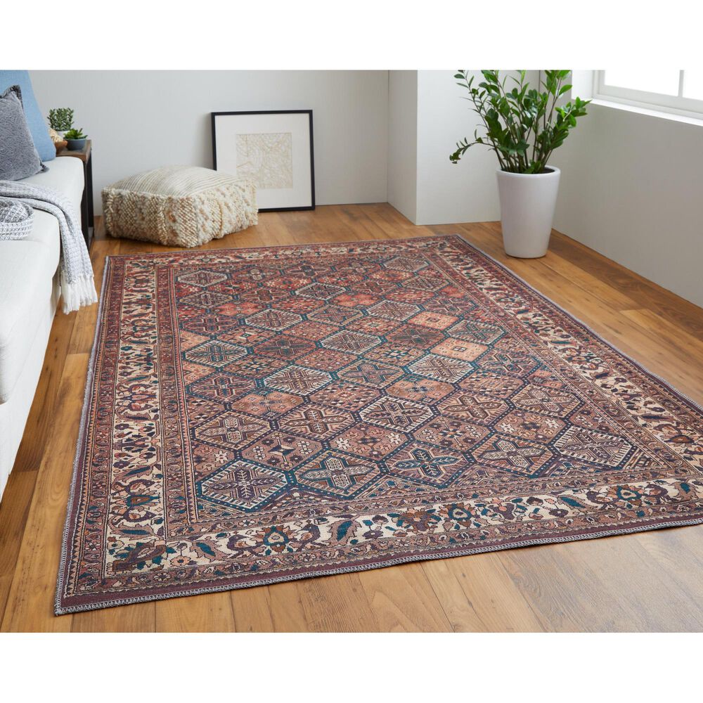 Feizy Rugs Rawlins 3&#39;11&quot; x 6&#39; Tan and Multicolor Area Rug, , large