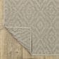 Oriental Weavers Caicos CA08A 9"10" x 12"10" Grey Area Rug, , large