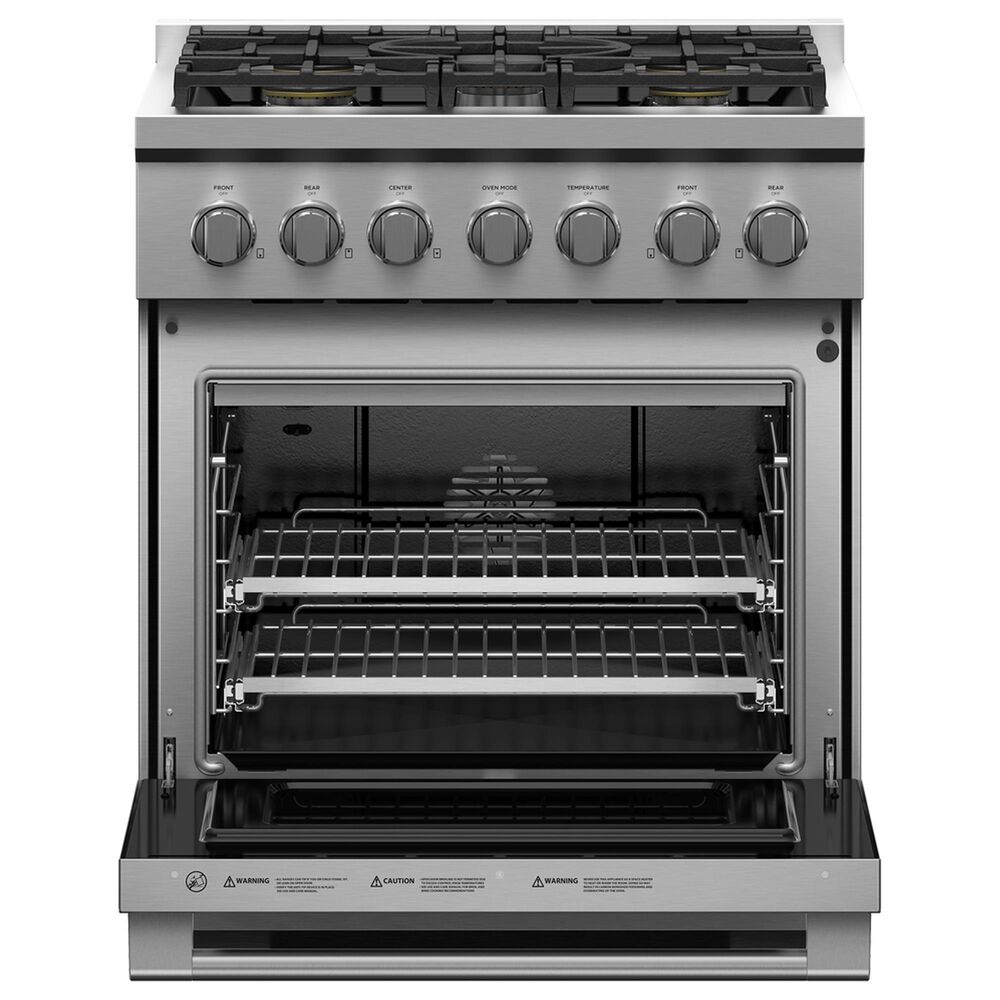 Fisher and Paykel 30&quot; Freestanding Liquid Propan Gas Range with 5 Burners in Stainless Steel, , large