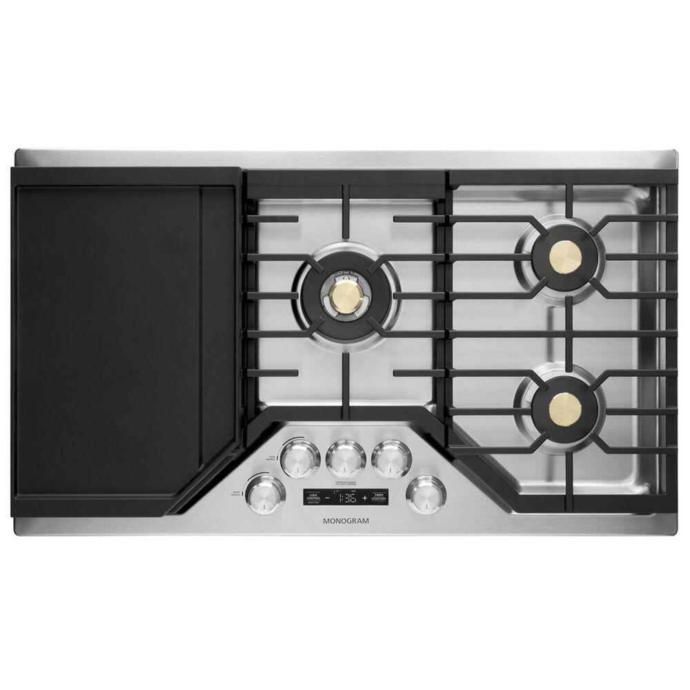 GE Appliances 36" Gas Sealed Burner Cooktop in Stainless Steel, , large