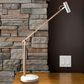 Adesso Crane LED Desk Lamp in Natural Ash Wood and White, , large