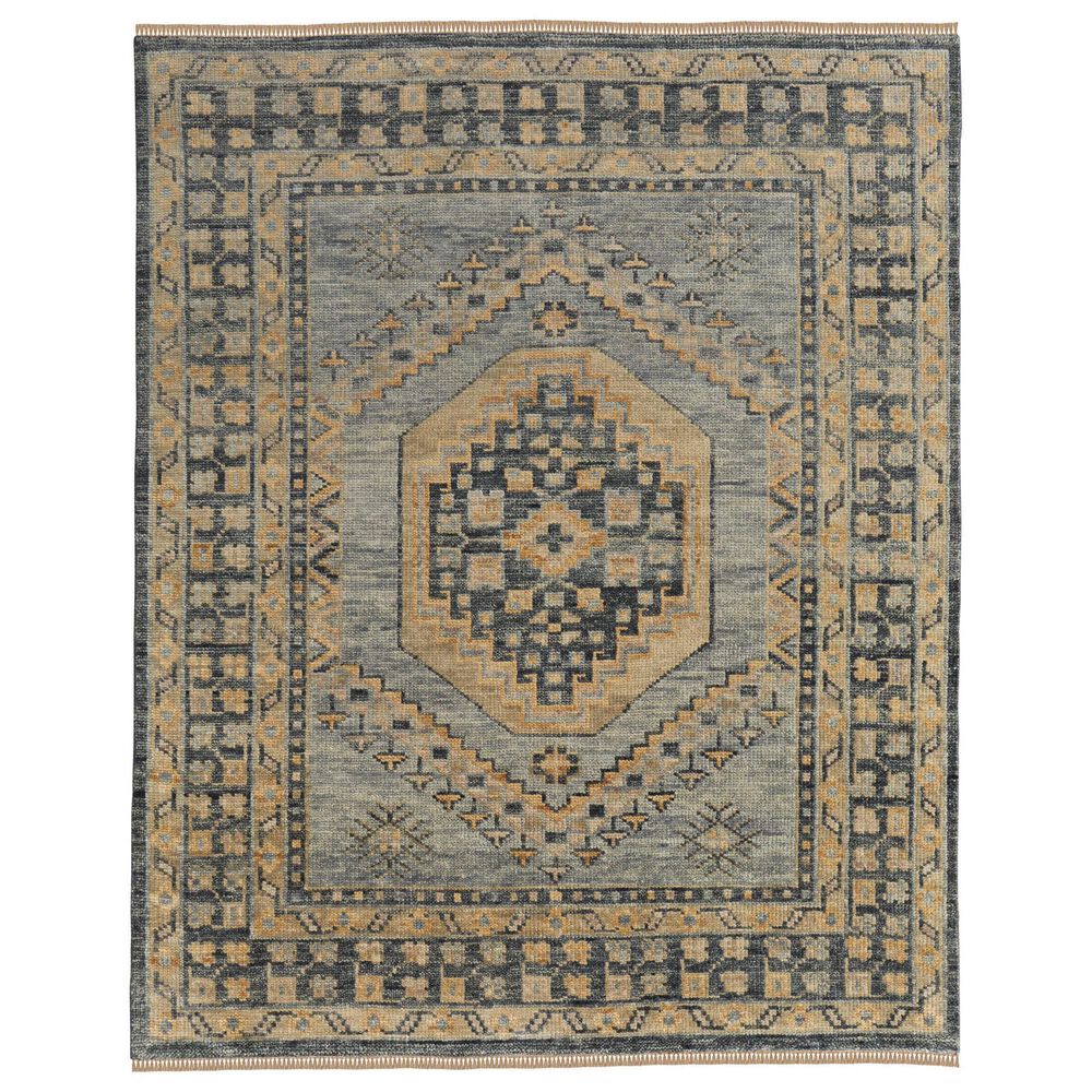 Feizy Rugs Fillmore 3" x 5" Blue and Charcoal Area Rug, , large