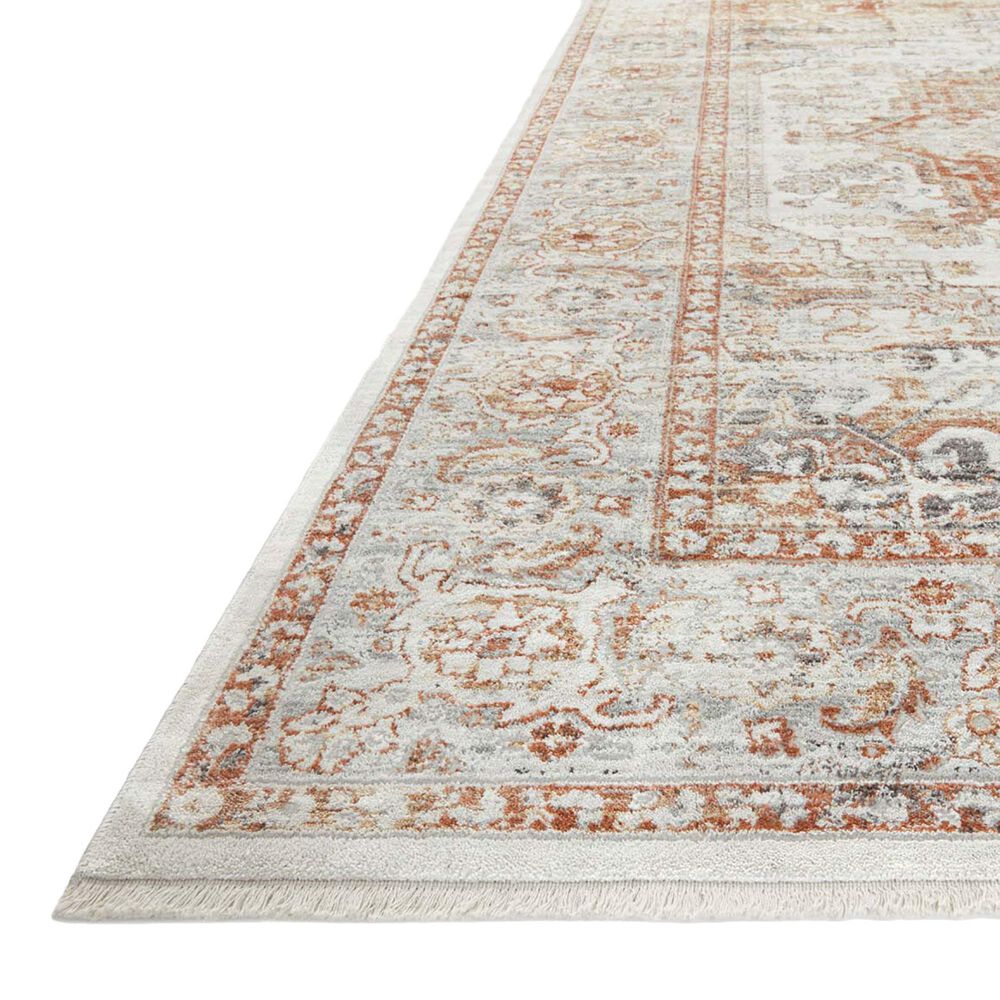 Loloi Bonney 6&#39;7&quot; x 9&#39;7&quot; Ivory and Sunset Area Rug, , large