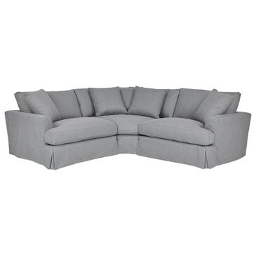 Blue River Ciara 3-Piece Stationary Sectional Sofa in Slate Gray, , large