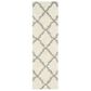 Safavieh Dallas Shag SGD257F-210 2"3" x 10" Ivory/Grey Runner, , large