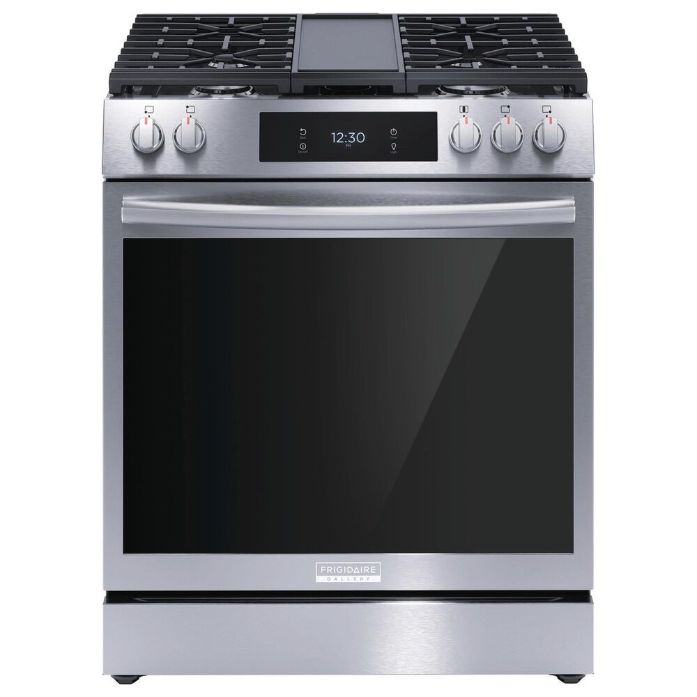 Frigidaire Gallery 2-Piece Kitchen Package with 30 Gas Range and 1.9 Cu.  Ft. Over-the-Range Microwave in Stainless Steel