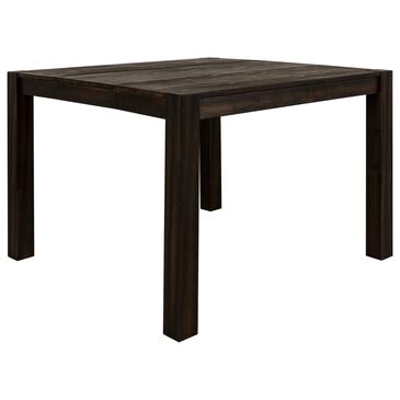 Frankfurt Furniture Rustic Counter Table in Brown Wire Brush - Table Only, , large
