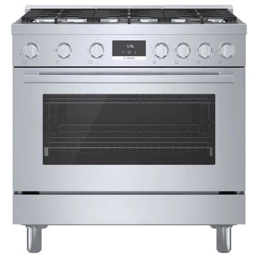 Bosch 3.4 Cu. Ft. Freestanding Gas Range with Convection in Stainless Steel, , large