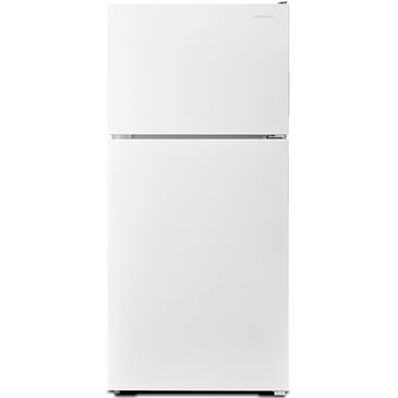 Amana 18 Cu. Ft. 30" Wide Top-Freezer Refrigerator with Garden Fresh Crisper Bins in White, , large
