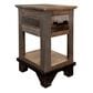 Fallridge Loft 1-Drawer Chair Side Table in Gray and Brown, , large