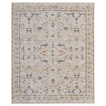 Feizy Rugs Pasha 9" x 12"8" Ivory and Blue Area Rug, , large