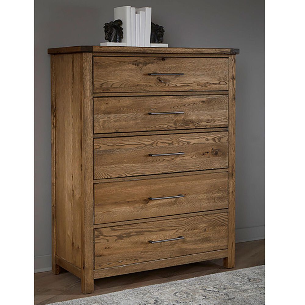 Viceray Collections Dovetail 5 Drawer Chest in Natural, , large