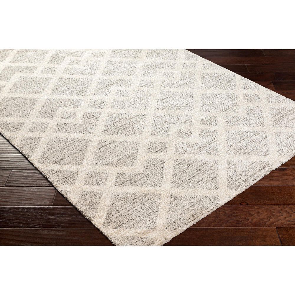 Surya Gavic 4&#39;3&quot; x 5&#39;11&quot; Ivory, Light Beige and Medium Gray Area Rug, , large